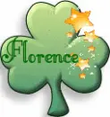 clover with stars with name Florence