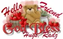 Hello Friend Hugs Radz