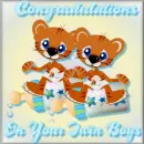 congrats twin boys