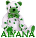 ST. PADDY'S TEDDY: ALYANA