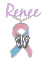 Renee with Pregnancy & infant Loss ribbon