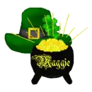 Pot Of Gold Name Tag