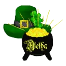 Pot Of Gold Name Tag