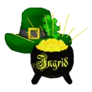 Pot Of Gold Name Tag