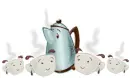 Cute coffee service