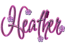Heather Flower Glitter