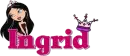 Ingrid with crown and bratz doll