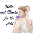 hello and thanks for the add