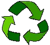 recycle sign moving