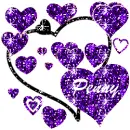 purple hearts
