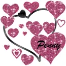 pink hearts
