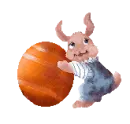 BUNNY WITH EASTER EGG