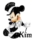 MICKEY MOUSE WITH NAME KIM