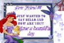 Friend ship ...Mermaid Disney Princess Cartoon