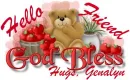 Hello Friend Hugs Genalyn