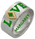 LUCKY IN LOVE RING: MARGARET