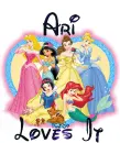 Disney princess - Ari loves it