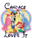 Disney princess - Candace loves it
