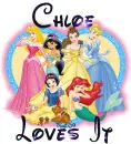 Disney princess - Chloe loves it