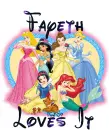 Disney princess - Fayeth loves it