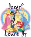 Disney princess - Izzati loves it
