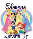 Disney princess - Siabhra loves it