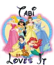 Disney princess - Tabi loves it