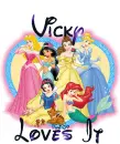 Disney princess - Vicky loves it