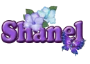 Purple Flower & Butterfly: Shanel