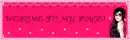 WELCOME  TO MY PAGE