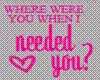 where are you?