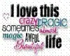 my life