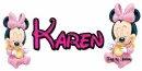 Pink Baby Mickey: Karen