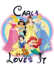 Disney princess - Carla loves it