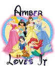 Disney princess - Amber loves it