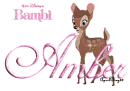 disney bambi FALINE amber