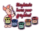 Loves your graphics~Stephanie