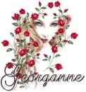 Georganne - Rose Lady Face Rainbow