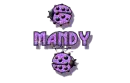 purple traveling ladybugs mandy