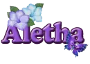 Purple Flower & Butterfly: Aletha