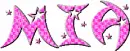 star pink name - Mia