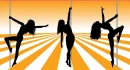 silhouette sexy stripper