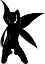 silhouette sexy fairy