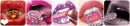lips and gems
