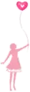 girl holding balloon