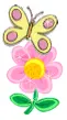 Butterfly and flower
