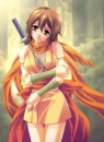 lonely samurai girl