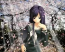 fall anime girl
