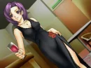 girl in black dress