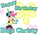Happy Birthday- Christy